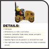Diecast Masters CAT CB2.7 Utility Compactor