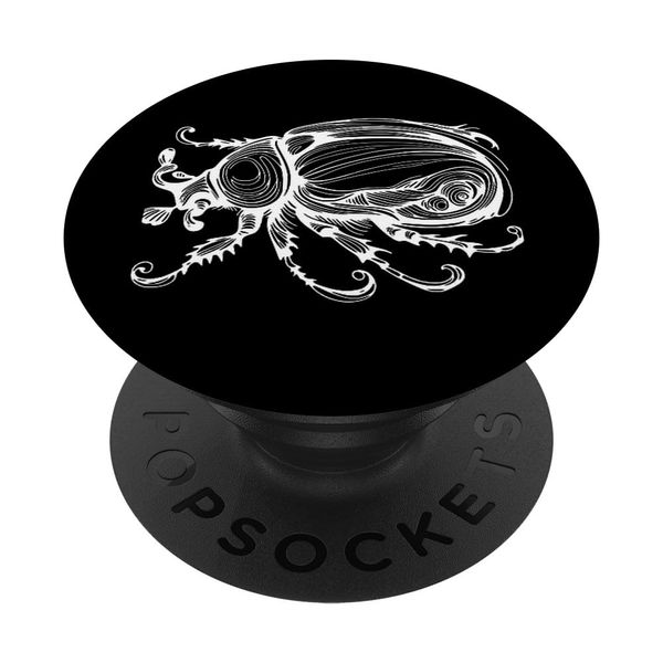 Line Art Entomologists Japanese Beetle PopSockets Adhesive PopGrip