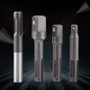 SDS Plus Adapter, 4 Pcs SDS Plus Socket Adapter Set with 1/4" Hex Socket and 1/4" 3/8" 1/2" Square Impact Socket Extension Connector Power Drill Bit Adapter Impact Extension Set