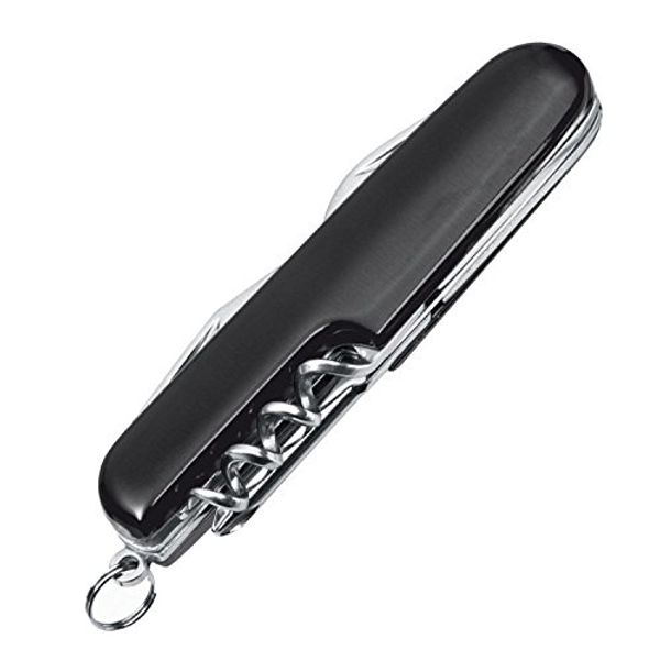 Edles 7-teiliges Aluminium Multitool / Schwarz