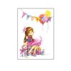 20 x Princess Party Invitations made from Recycled Card (With Envelopes)
