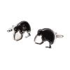 Black Kiwi Bird Design Cufflinks, Presented in a Box