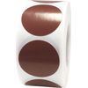 Rust Color Coding Dot Labels 25.4 mm 1 Inch Round 500 Count
