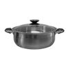 High Quality Stainless Steel Low Pot 12 Quart Lid Capsule Base Cookware