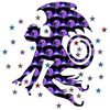 CafePress Flying Monkey Skulls Rectangle Sticker Rectangle Bumper Sticker Car Decal