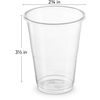 PLASTICPRO 7 oz Clear Plastic Disposable Drinking Cups [200 count]