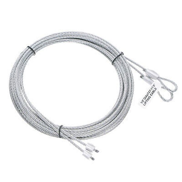 2pcs 11.6ft 3.5 Meters Garage Door Cable 3mm Diameter Torsion Spring Wire Cable