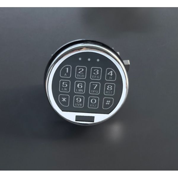 Gun Safe Lock Replacement LED Keypad Chrome Keypad Safe Lock Swingbolt Lock