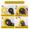 2 Pack Drill Bit Sharpener for All Bits - Multipurpose Grinding Attachment with Angle Guide, Compatible with Angle Grinders & 4mm–12mm Sockets (Portable & Durable)