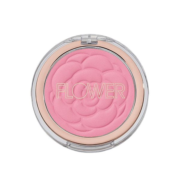 Flower Beauty Flower Pots Powder Blush - Smooth & Silky, Skin Tone Enhancing, Soft Satin Finish Makeup (Wild Rose)