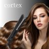 Cortex International The Collection | 1" Solid Ceramic Ionic & Far-Infrared Technology Flat Iron (Black)