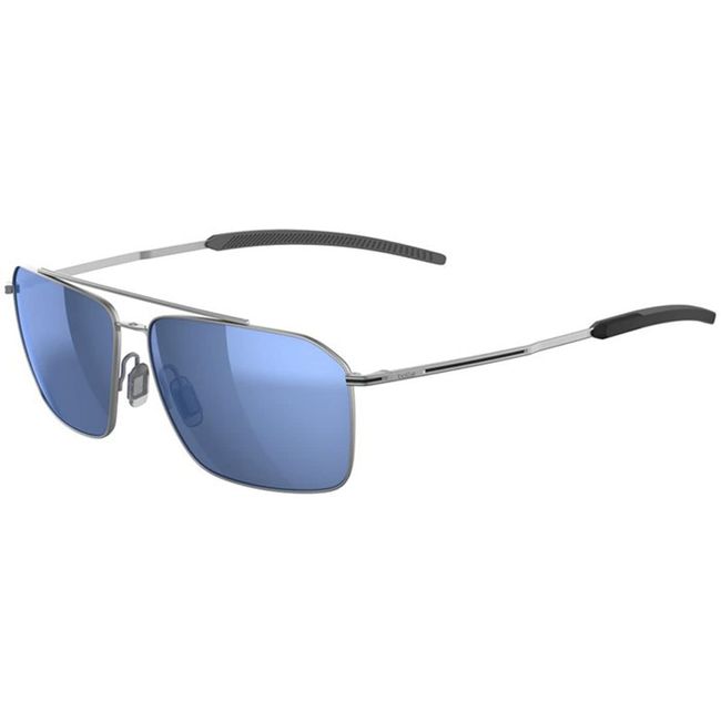 bollé - FLOW Silver Matte – Volt+ Offshore Polarized, Sonnenbrille, Large, Unisex Erwachsene