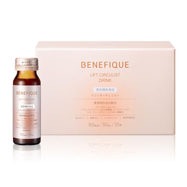 [Benefiq] Lift Circulist &lt;Drink&gt; 10 bottles Daily Beauty Collagen Drink Supplement Health Food [Domestic Genuine Product] Tracked Mail Delivery/Post Mailing