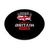 Make America Great Britain Again Funny USA Map British Flag PopSockets Swappable PopGrip