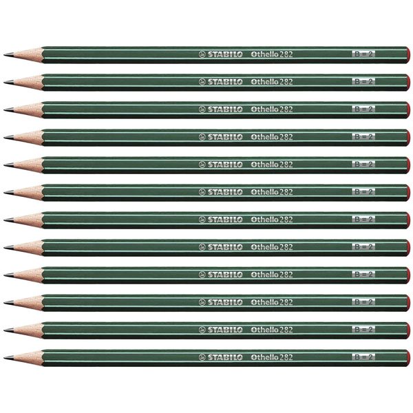 Graphite Pencil - STABILO Othello - Pack of 12 - B