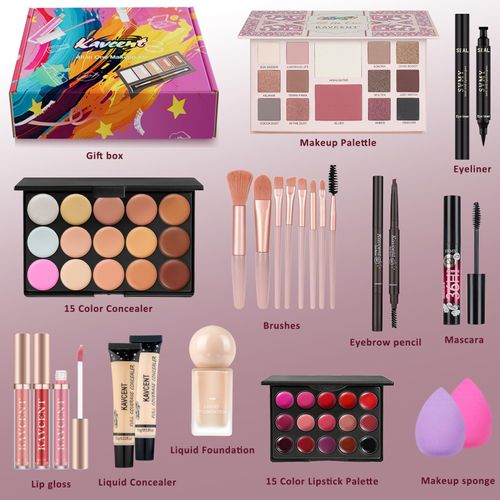 Makeup Set Makeup Kit for Teens Women full Kit Makeup Kits for Teenagers Makeup Gift Set for Teen Girls Women Christmas Gifts