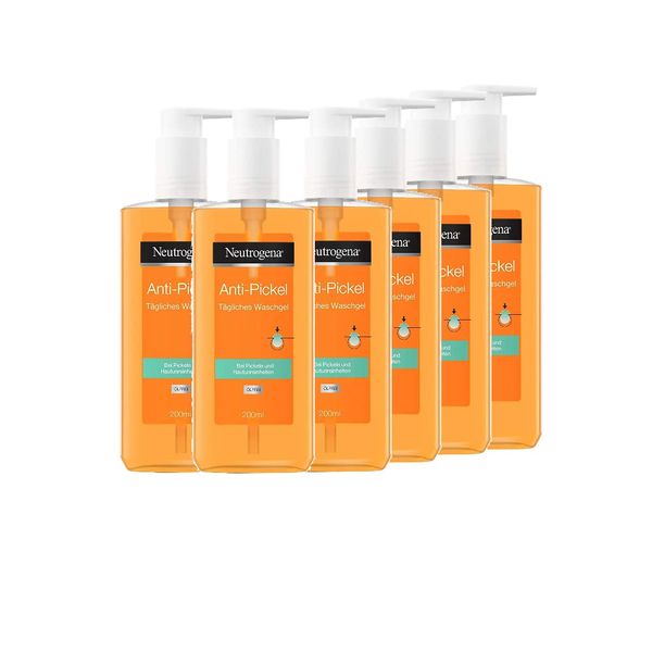 Neutrogena Anti-Pickel Tägliches Waschgel 6x 200ml