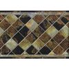 Diamond Slate Marble Wall Tile 3D Look Peel Stick Vinyl Kitchen Backsplash 11.5"
