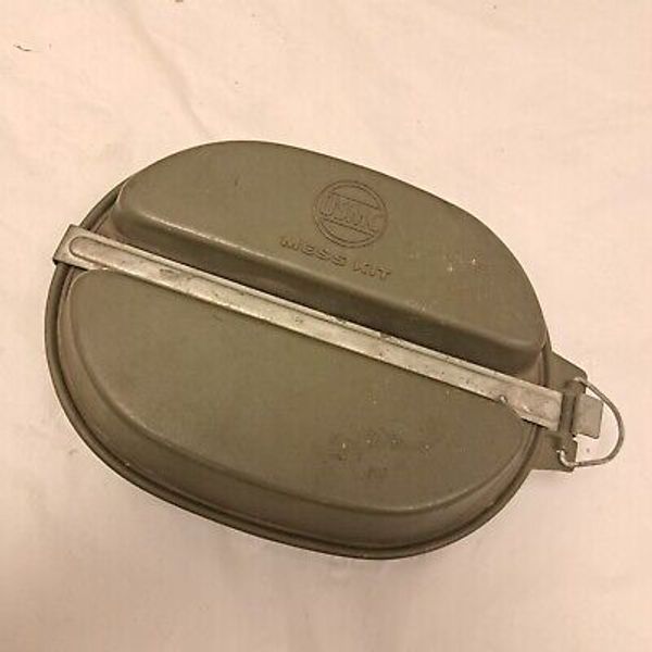 Remco USMC Mess Kit Vintage 1960’s Backyard Play Set Cool Green