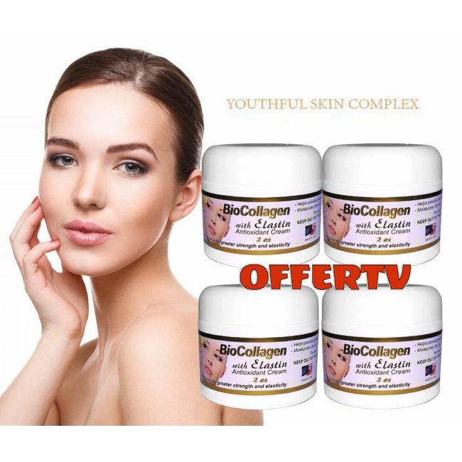 4 BIO COLLAGEN ELASTIN AGING SKIN ETERNA JUVENTUD COLAGENO ANTI WRINKLE CREAM