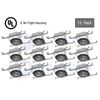 6" Inch New Construction Recessed Can Light Housing - IC AT E26 (12 Pack)
