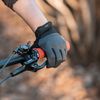 Oxford Switchback 2.0 Cycle Gloves, Grey, S. Full Finger MTB Gloves.