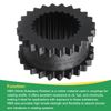 sourcing map Coupling Sleeve Elastomer 9JE Gear Sleeve Coupling Insert Solid Design Nitrile Rubber 3.43" ID x 5.98" OD x 2.99" Elastomer Length