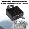 KIMISS 10A Thermal Switch Reset, Circuit Breaker Manual Reset, Over Current Overload Protector
