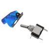 YZG V A Car Missile Shaped LED SPST Toggle Switch ON/OFF Blue