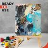 Blank White Flat Stretched Board Art Canvas by Janrax (10x15cm)