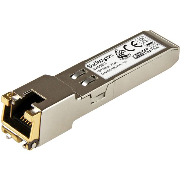 StarTech.com JD089BST SFP Module/HP JD089B Compatible/1000BASE-T Compliant RJ45 Copper Transceiver