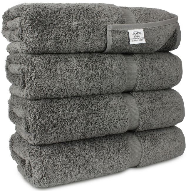 Chakir Turkish Linens | Hotel & Spa Quality 100% Cotton Premium Turkish  Towels | Soft & Absorbent (4-Piece Bath Towels, White)
