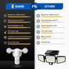 SANSI Security Light Motion Sensor LED Outdoor 3000LM Waterproof Remote Control
