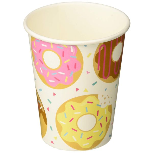 Creative Convertting Colourful Donuts Paper Cups - 8 Pcs