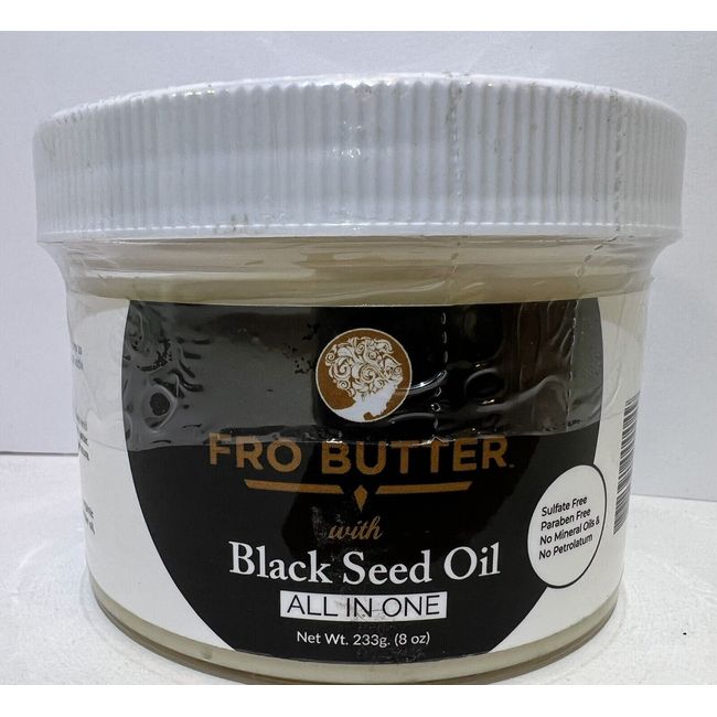 Fro Butter with Black Seed Oil - All Natural and Organic Hair Butter - Sealed