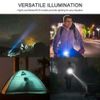 2PC Super Bright LED Tactical Flashlight Zoomable + Rechargeable Battery