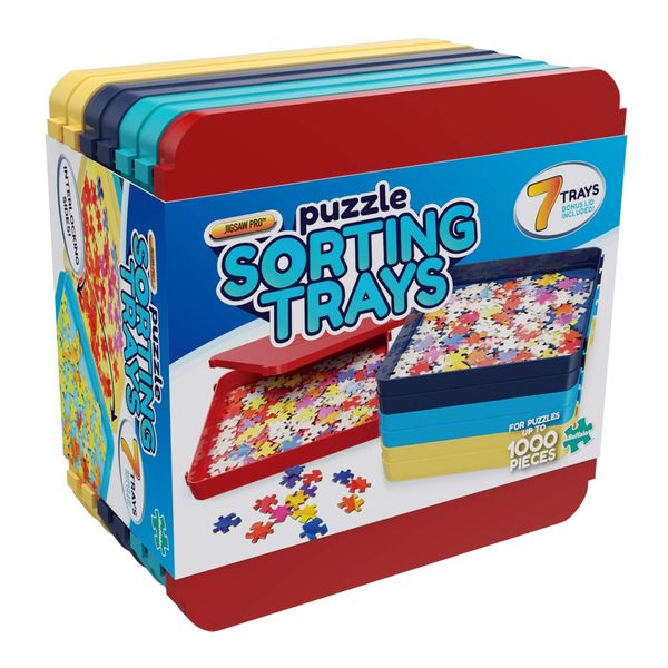 Buffalo Games - Puzzle Sorting Trays - 7 Count (Pack of 1)