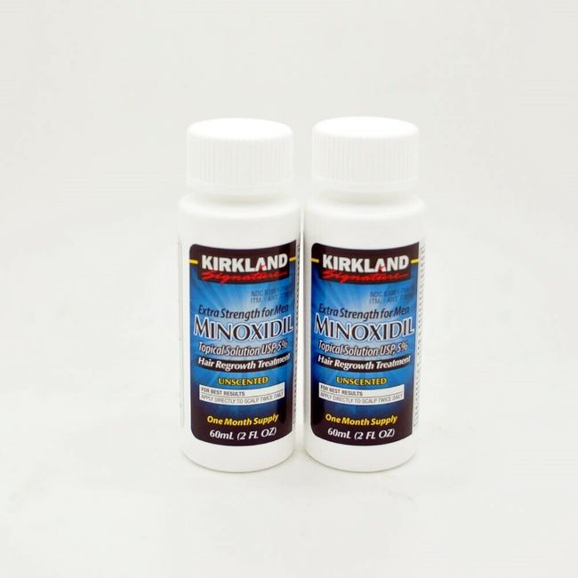 Kirkland Signature 2 Months Minoxidil 5% Men Hair Regrowth Topical Solution