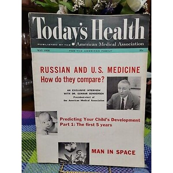 Vintage Today's Health Magazine May 1958