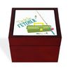 CafePress Tackle Fetcher Memory Keepsake Jewelry Box, 5"x5"x3.75"