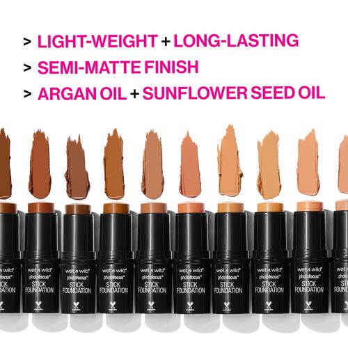 wet n wild Photo Focus Matte Foundation Stick Makeup, Classic Ivory | Vegan & Cruelty-Free