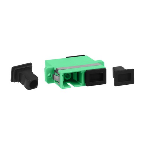 Duogalia 20-Pack SC-APC Fiber Optic Coupler SC Female to SC Female Duplex Singlemode Fiber Optical Adapter Network Internet Connector with Mount Panel