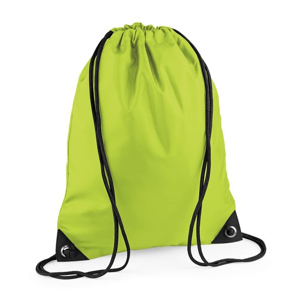 BagBase BG10 Premium Gymsac - Lime Green