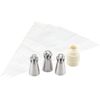 Yoshikawa SJ2646 3D Crown Base, Silver, 3 pcs