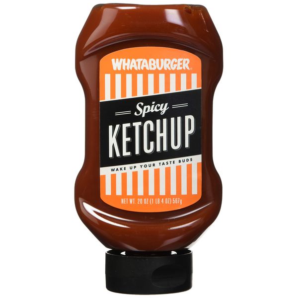 Whataburger Condiments (Pack of 1) (Spicy Ketchup 20oz)