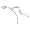 Swarovski Matrix bracelet, Heart, White, Rhodium plated