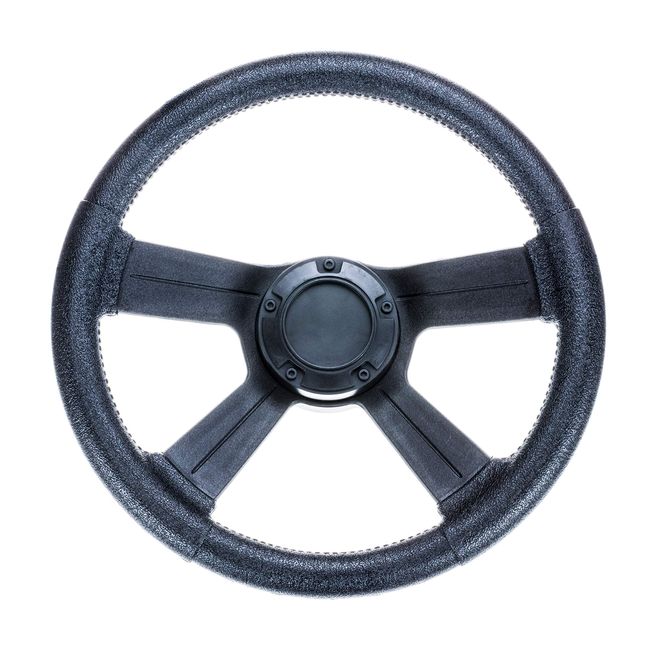 attwood 8315-4 Weatherproof 13-Inch Marine Boat Soft-Grip Steering Wheel with Cap