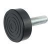 SPARES2GO Universal Fridge Freezer Adjustable Screw In Foot (10mm Thread)
