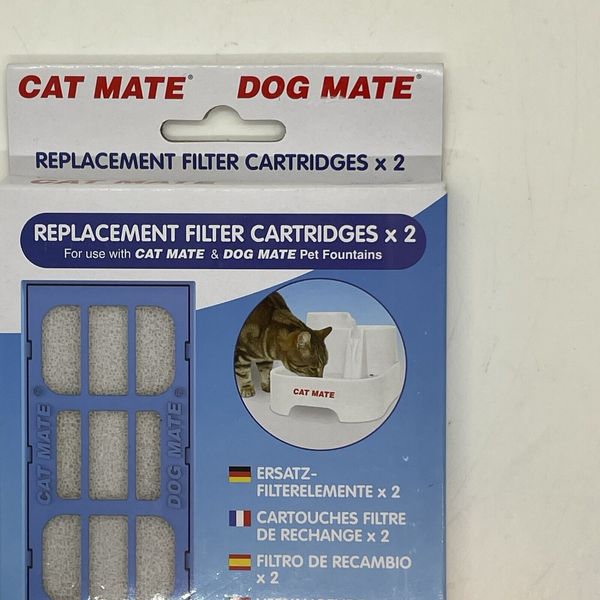 Pet Mate Cat Fountain Filter Cartridges 2 Pack Dog Water Replacement 339