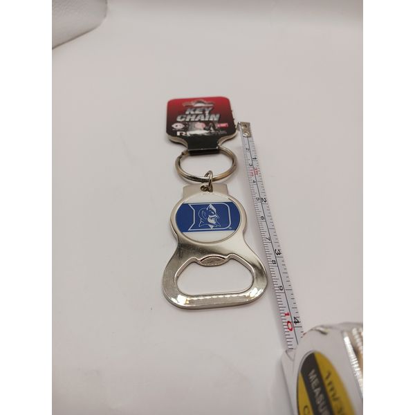 Duke Blue Devils NCAA 3.5" Metal Key Ring Keychain Bottle Opener Rico 